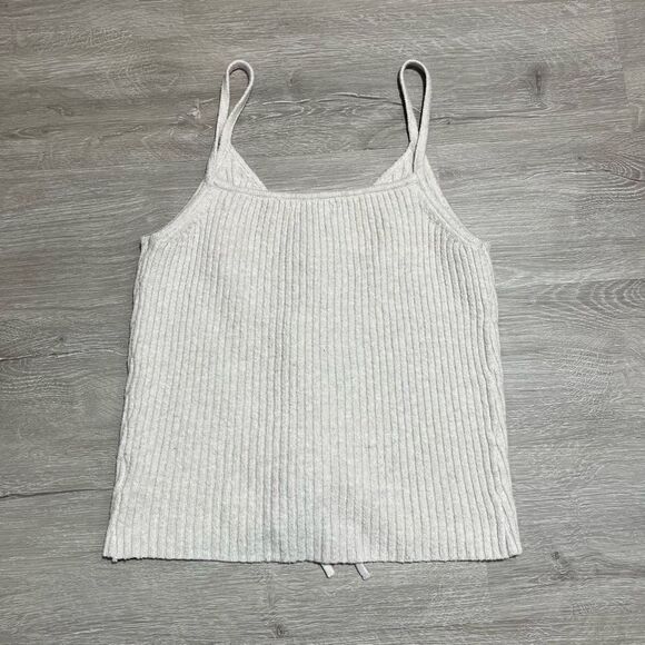 American Eagle Tie Front Ribbed Tank Women’s Size Medium - Picture 9 of 9